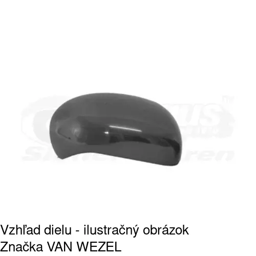 Rám vonkajšieho zrkadla 271355PM /POLCAR/ - obr. 4