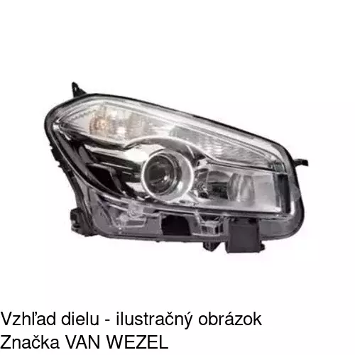 Hlavný reflektor 2714100E /POLCAR/ - obr. 3