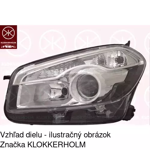 Hlavný reflektor 2714101E /POLCAR/ - obr. 2