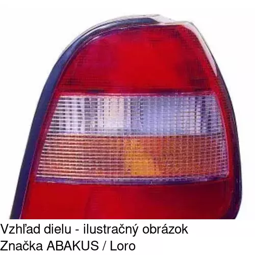 Zadné svetlo POLCAR 272987-1