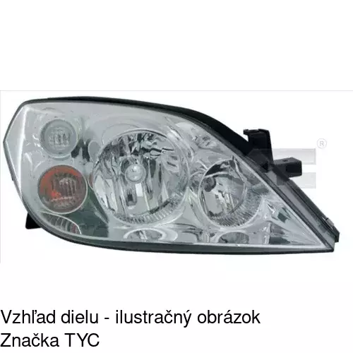 Hlavný reflektor POLCAR 273410-E
