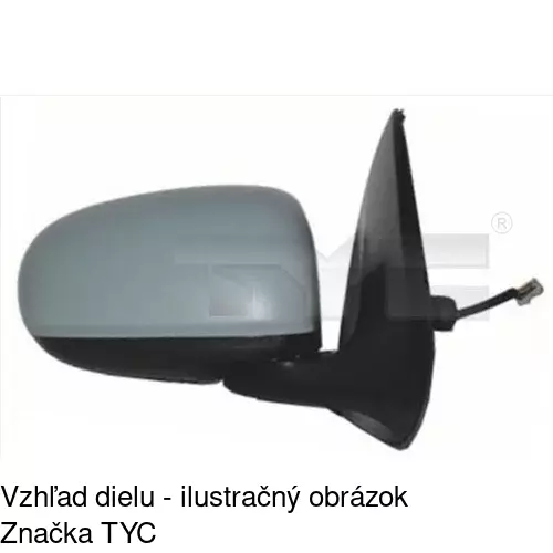 Vonkajšie zrkadlo 2755512M /POLCAR/ - obr. 1