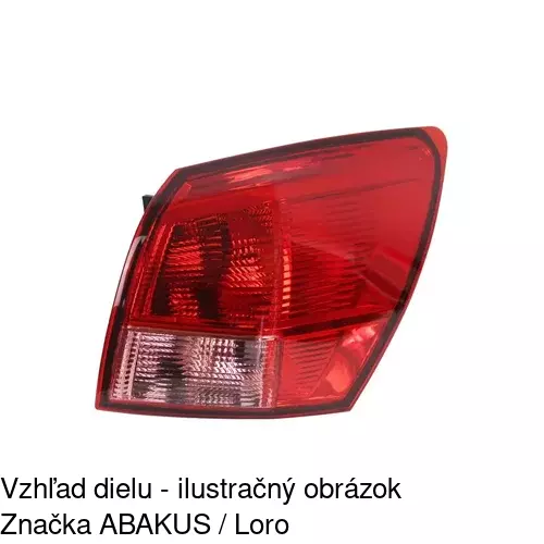 Zadné svetlo 275988-E /POLCAR/ - obr. 2