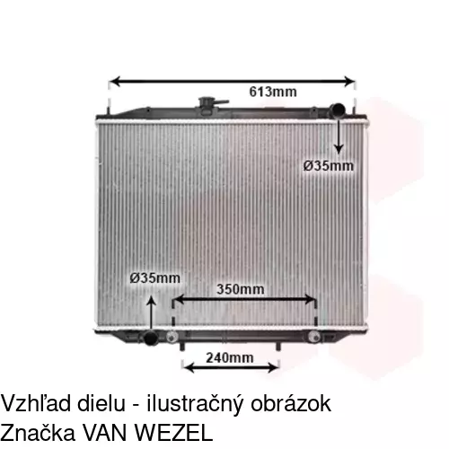 Chladiče vody POLCAR 2770083K
