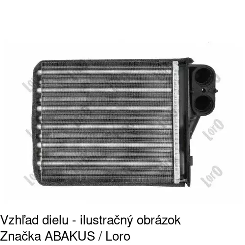 Výparník klimatizácie 2800P8-2 /POLCAR/ - obr. 3