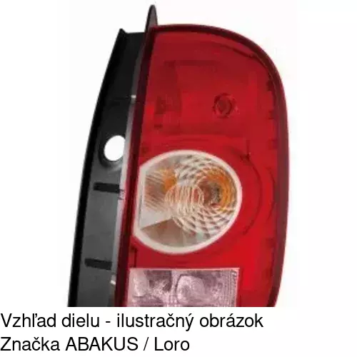 Zadné svetlo 2820880E /POLCAR/ - obr. 4
