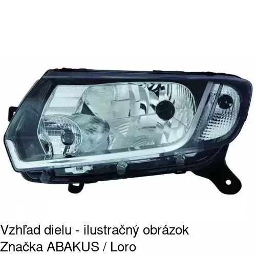 Hlavný reflektor 28B2100E /POLCAR/ - obr. 3