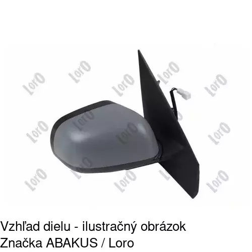 Vonkajšie zrkadlo 28U1524E /POLCAR/ - obr. 4