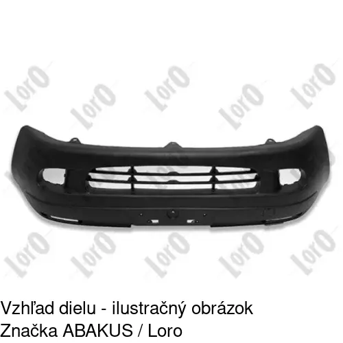 Predný nárazník 290207 /POLCAR/