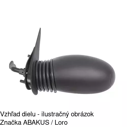 Vonkajšie zrkadlo 3002511E /POLCAR/ - obr. 2