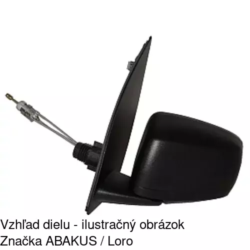 Vonkajšie zrkadlo 3003521M /POLCAR/ - obr. 1