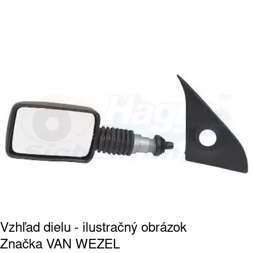 Vonkajšie zrkadlo 3016521E /POLCAR/ - obr. 4