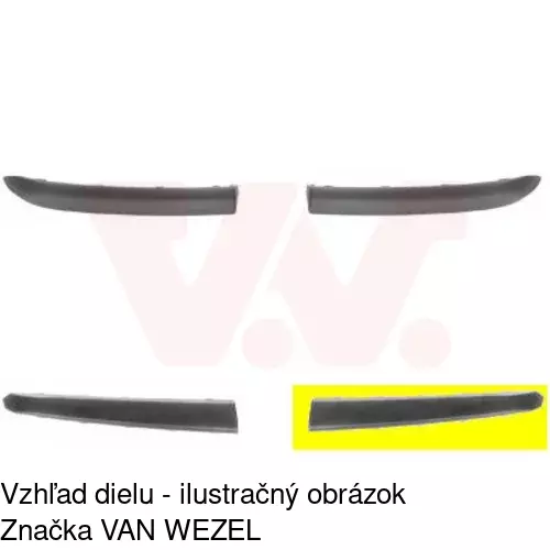 Lišta nárazníka 30220715 /POLCAR/ - obr. 3