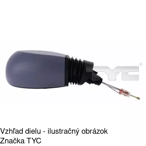 Vonkajšie zrkadlo 3022521M /POLCAR/ - obr. 2