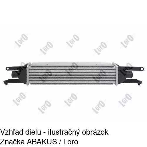 Chladiče vzduchu (Intercoolery) 3025J8-2 /POLCAR/