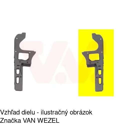 Výstuha predného blatníka 302601-4 /POLCAR/ - obr. 1