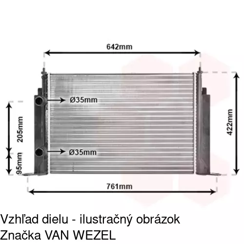 Chladiče vody 303008-3 /POLCAR/ - obr. 3
