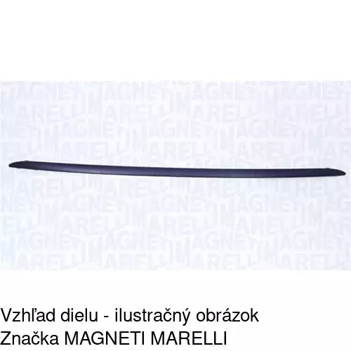 Spojler zadného nárazníka 303599 /POLCAR/ - obr. 1