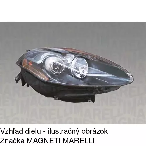 Hlavný reflektor 303809-U /POLCAR/ - obr. 1