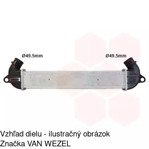 Chladiče vzduchu (Intercoolery) 3040J81X /POLCAR/ - obr. 2