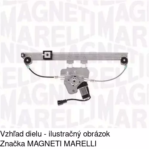 Elektrický mechanizmus okna dverí 3040PSE1 /POLCAR/ - obr. 1