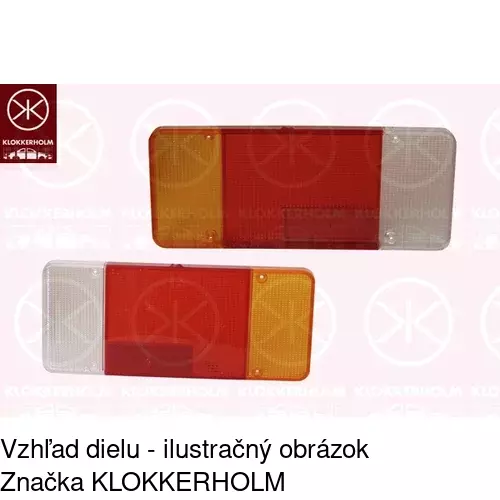 Tienidlo zadného svetla POLCAR 3050889X
