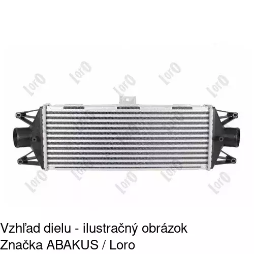 Chladiče vzduchu (Intercoolery) 3052J8-1 /POLCAR/ - obr. 3
