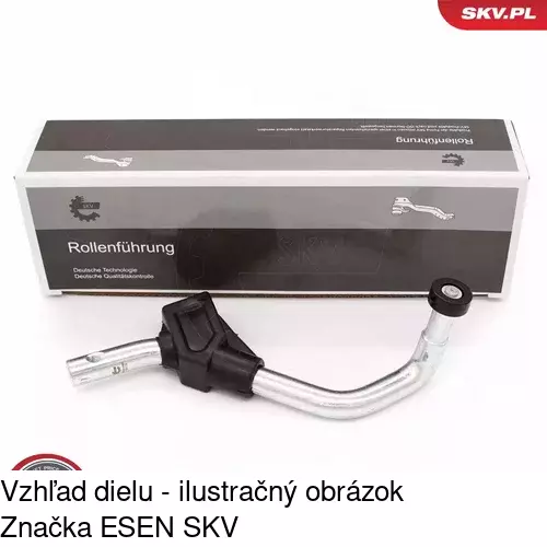 Vozík - kolieska pant posuvných dverí 3052Z-70 /POLCAR/ - obr. 2
