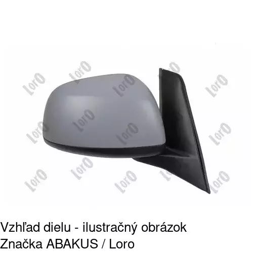 Vonkajšie zrkadlo 3075522M /POLCAR/ - obr. 2