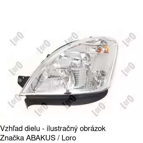 Hlavný reflektor 308009-E /POLCAR/ - obr. 5