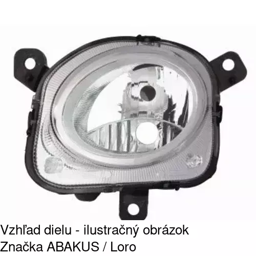 Hlavný reflektor 30L110-U /POLCAR/ - obr. 3