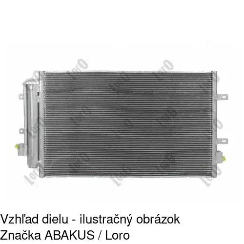 Chladiče klimatizácie 30N1K81X /POLCAR/ - obr. 2