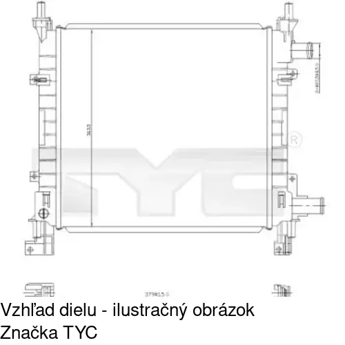 Chladiče vody POLCAR 320008A1