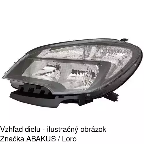 Hlavný reflektor POLCAR 3201105E