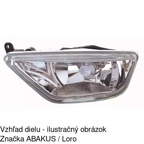 Hmlové svetlo - predné 3201293E /POLCAR/ - obr. 1