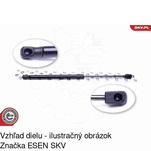 Plynová pružina 3201ABD /POLCAR/ - obr. 4