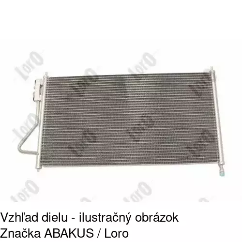 Chladiče klimatizácie 3201K8C1S /POLCAR/ - obr. 3