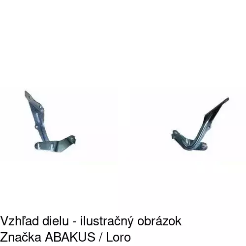 Záves krytu komory motora 320203-6 /POLCAR/ - obr. 1