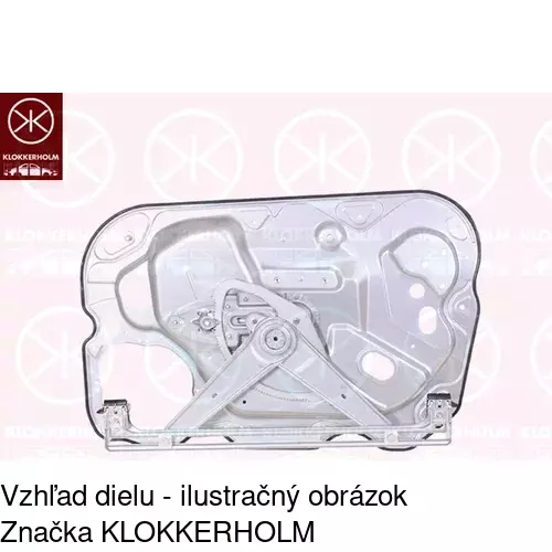 Mechanizmus sťahovania okna elektrický bez motora POLCAR 3202PSG2