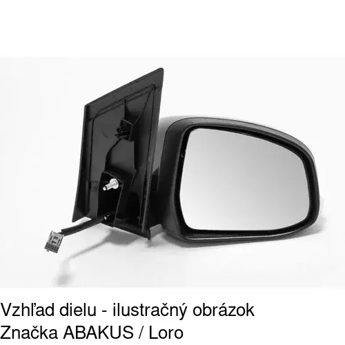 Vonkajšie zrkadlo 3205523S /POLCAR/ - obr. 1