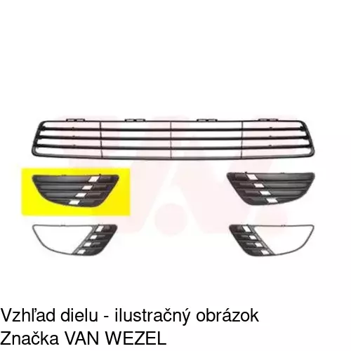 Kryt v nárazníku 321227-2 /POLCAR/ - obr. 1