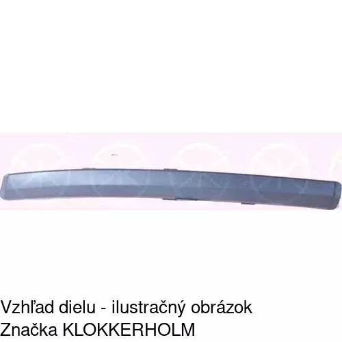 Lišta nárazníka POLCAR 321807-7