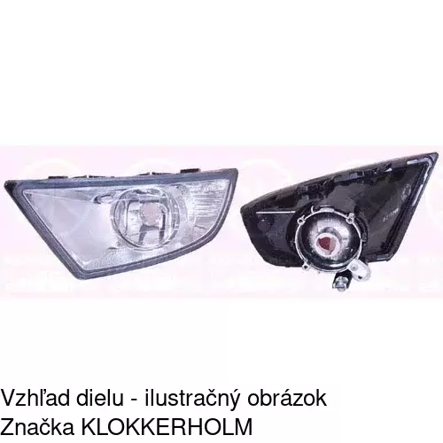 Hmlové svetlo - predné POLCAR 3218303E