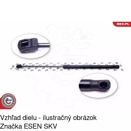 Plynová pružina 3218AB1D /POLCAR/ - obr. 5