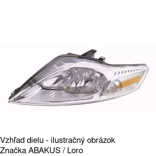 Hlavný reflektor 321910-T /POLCAR/ - obr. 1