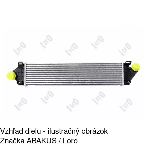 Chladiče vzduchu (Intercoolery) 3219J8-2 /POLCAR/ - obr. 3