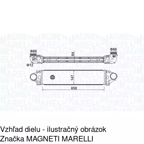 Chladiče vzduchu (Intercoolery) POLCAR 3219J81X