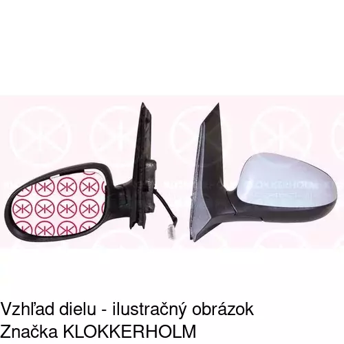 Vonkajšie zrkadlo 3233515M /POLCAR/ - obr. 3