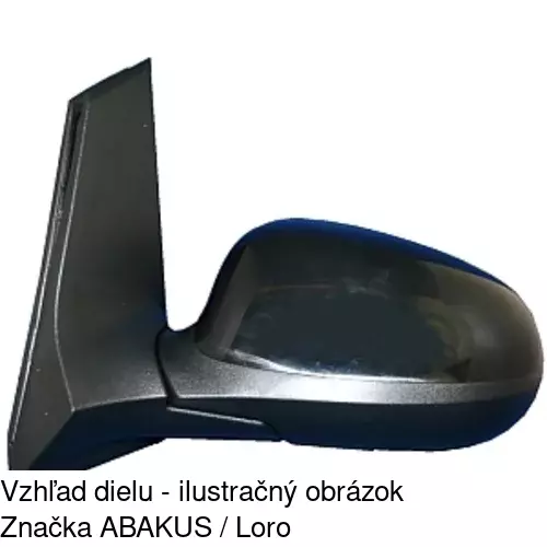 Vonkajšie zrkadlo 3233522E /POLCAR/ - obr. 4