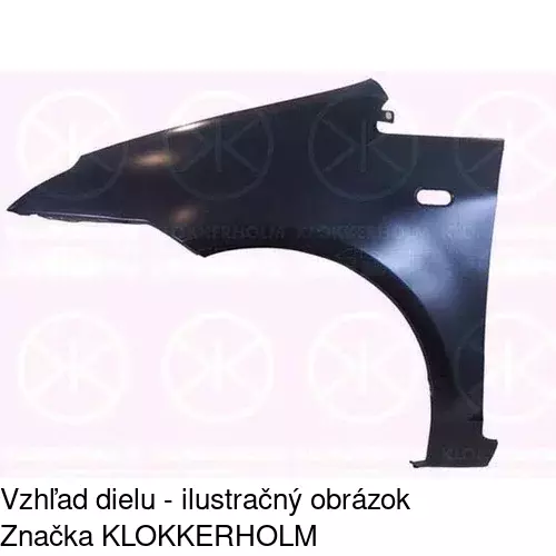Predný blatník POLCAR 323601